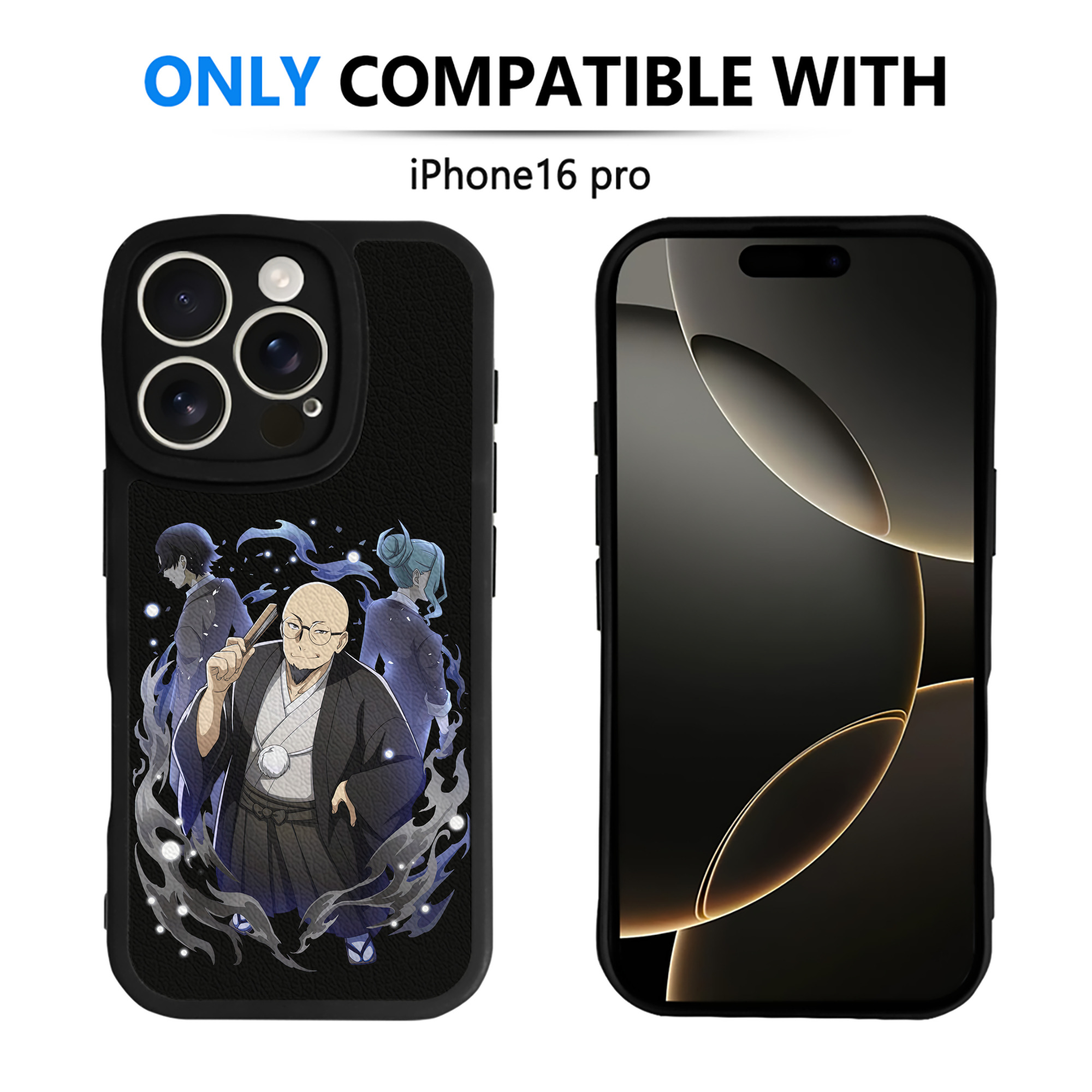 （画像用） 文豪ストレイドッグス Bungo Stray Dogs 【iPhone 16シリーズ対応】シリコンスマホケース（レザー調） 材質：シリコン